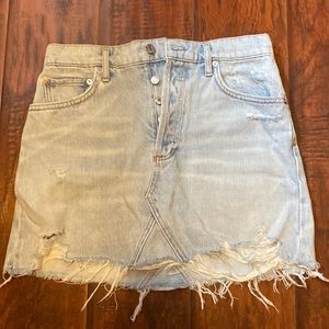 Agolde denim skirt